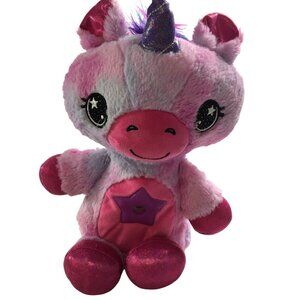 Star Belly Dream Lite Unicorn Pink/Purple Plush Night Light 14"